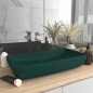 vidaXL Luxus-Waschbecken Rechteckig Matt Dunkelgrün 71x38 cm Keramik vidaXL Luxus-Waschbecken Rechteckig Matt Dunkelgrün 71x38 cm Keramik