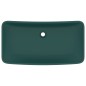 vidaXL Luxus-Waschbecken Rechteckig Matt Dunkelgrün 71x38 cm Keramik vidaXL Luxus-Waschbecken Rechteckig Matt Dunkelgrün 71x38 cm Keramik