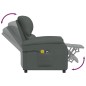 vidaXL Massagesessel mit Aufstehhilfe Dunkelgrau Stoff vidaXL Massagesessel mit Aufstehhilfe Dunkelgrau Stoff