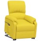 vidaXL Massagesessel mit Aufstehhilfe Hellgelb Stoff vidaXL Massagesessel mit Aufstehhilfe Hellgelb Stoff