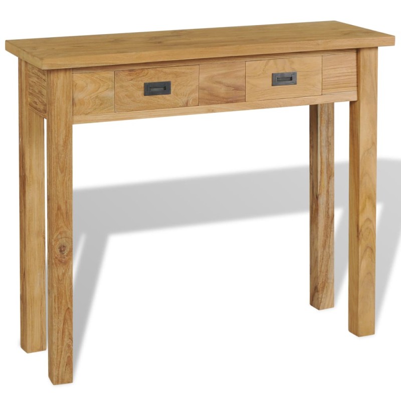 vidaXL Konsolentisch Massivholz Teak 90×30×80 cm vidaXL Konsolentisch Massivholz Teak 90×30×80 cm