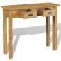 vidaXL Konsolentisch Massivholz Teak 90×30×80 cm vidaXL Konsolentisch Massivholz Teak 90×30×80 cm