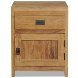 vidaXL Nachttisch Massivholz Teak 40×30×50 cm