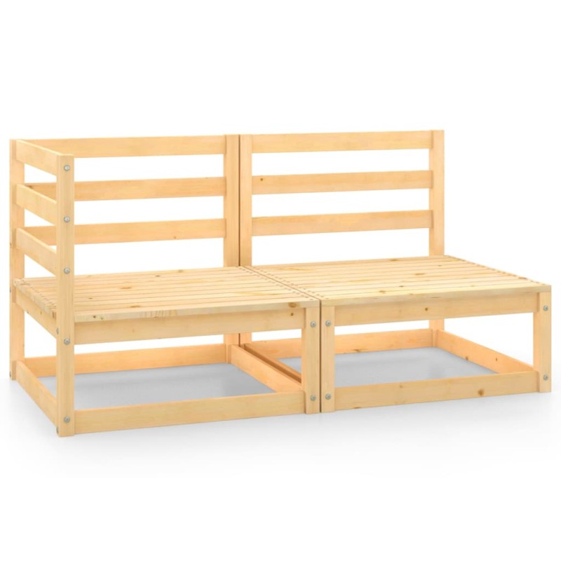 vidaXL 2-tlg. Garten-Lounge-Set Kiefer Massivholz vidaXL 2-tlg. Garten-Lounge-Set Kiefer Massivholz