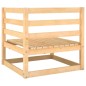 vidaXL 3-tlg. Garten-Lounge-Set Kiefer Massivholz vidaXL 3-tlg. Garten-Lounge-Set Kiefer Massivholz