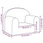 Kindersofa Creme Weich Plüsch Kindersofa Creme Weich Plüsch