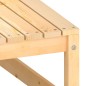 vidaXL Gartenhocker mit Kissen 2 Stk. Massivholz Kiefer vidaXL Gartenhocker mit Kissen 2 Stk. Massivholz Kiefer