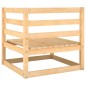 vidaXL 2-tlg. Garten-Lounge-Set mit Kissen Kiefer Massivholz vidaXL 2-tlg. Garten-Lounge-Set mit Kissen Kiefer Massivholz