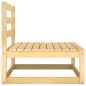 vidaXL 2-tlg. Garten-Lounge-Set mit Kissen Kiefer Massivholz vidaXL 2-tlg. Garten-Lounge-Set mit Kissen Kiefer Massivholz