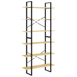 vidaXL Hochschrank 100x30x210 cm Massivholz Kiefer