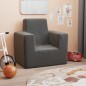 vidaXL Kindersofa Anthrazit Weich Plüsch vidaXL Kindersofa Anthrazit Weich Plüsch