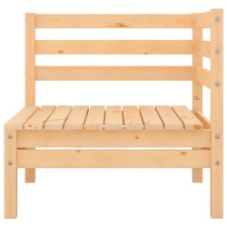vidaXL Garten-Ecksofa Massivholz Kiefer