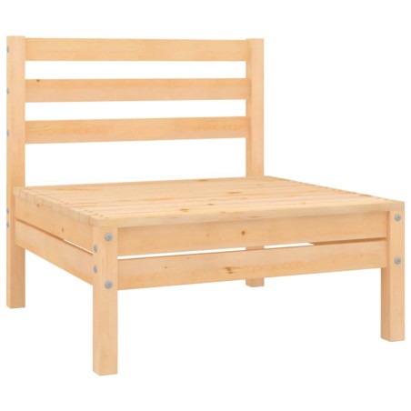 vidaXL Garten-Mittelsofa Kiefer Massivholz 