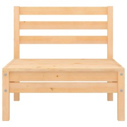 vidaXL Garten-Mittelsofa Kiefer Massivholz 
