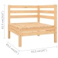 vidaXL 3-tlg. Garten-Lounge-Set Massivholz Kiefer vidaXL 3-tlg. Garten-Lounge-Set Massivholz Kiefer