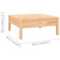 vidaXL 3-tlg. Garten-Lounge-Set Massivholz Kiefer vidaXL 3-tlg. Garten-Lounge-Set Massivholz Kiefer