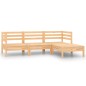 vidaXL 4-tlg. Garten-Lounge-Set Massivholz Kiefer vidaXL 4-tlg. Garten-Lounge-Set Massivholz Kiefer