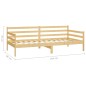 vidaXL Tagesbett Kiefer Massivholz 90x200 cm vidaXL Tagesbett Kiefer Massivholz 90x200 cm