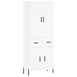 Highboard Weiß 69,5x34x180 cm Holzwerkstoff