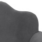 2-Sitzer Schlafsofa für Kinder Anthrazit Weicher Plüsch 2-Sitzer Schlafsofa für Kinder Anthrazit Weicher Plüsch