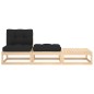 vidaXL 3-tlg. Garten-Lounge-Set mit Kissen Kiefer Massivholz vidaXL 3-tlg. Garten-Lounge-Set mit Kissen Kiefer Massivholz