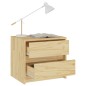vidaXL Nachttisch 40x30,5x35,5 cm Massivholz Kiefer vidaXL Nachttisch 40x30,5x35,5 cm Massivholz Kiefer