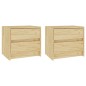 vidaXL Nachttische 2 Stk. 40x30,5x35,5 cm Massivholz Kiefer vidaXL Nachttische 2 Stk. 40x30,5x35,5 cm Massivholz Kiefer