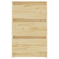 vidaXL Nachttisch 40x29,5x64 cm Massivholz Kiefer vidaXL Nachttisch 40x29,5x64 cm Massivholz Kiefer