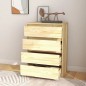 vidaXL Beistellschrank 60x36x84 cm Massivholz Kiefer vidaXL Beistellschrank 60x36x84 cm Massivholz Kiefer
