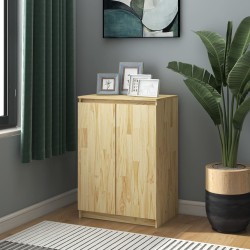 vidaXL Sideboard 60x36x84 cm Massivholz Kiefer