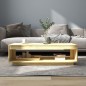 vidaXL Couchtisch 110x50x33,5 cm Massivholz Kiefer vidaXL Couchtisch 110x50x33,5 cm Massivholz Kiefer