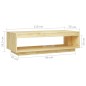 vidaXL Couchtisch 110x50x33,5 cm Massivholz Kiefer vidaXL Couchtisch 110x50x33,5 cm Massivholz Kiefer