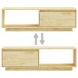 vidaXL TV-Schrank 110x30x33,5 cm Massivholz Kiefer vidaXL TV-Schrank 110x30x33,5 cm Massivholz Kiefer