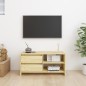 vidaXL TV-Schrank 80x31x39 cm Massivholz Kiefer vidaXL TV-Schrank 80x31x39 cm Massivholz Kiefer