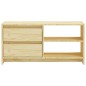 vidaXL TV-Schrank 80x31x39 cm Massivholz Kiefer vidaXL TV-Schrank 80x31x39 cm Massivholz Kiefer