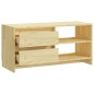 vidaXL TV-Schrank 80x31x39 cm Massivholz Kiefer vidaXL TV-Schrank 80x31x39 cm Massivholz Kiefer
