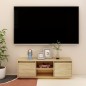 vidaXL TV-Schrank 110x30x40 cm Massivholz Kiefer vidaXL TV-Schrank 110x30x40 cm Massivholz Kiefer