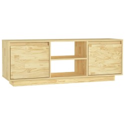 vidaXL TV-Schrank 110x30x40 cm Massivholz Kiefer