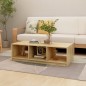 vidaXL Couchtisch 110x50x34 cm Massivholz Kiefer vidaXL Couchtisch 110x50x34 cm Massivholz Kiefer