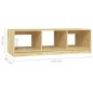 vidaXL Couchtisch 110x50x34 cm Massivholz Kiefer vidaXL Couchtisch 110x50x34 cm Massivholz Kiefer