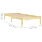 vidaXL Massivholzbett Kiefernholz 90x200 cm vidaXL Massivholzbett Kiefernholz 90x200 cm