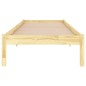 vidaXL Massivholzbett Kiefernholz 100x200 cm vidaXL Massivholzbett Kiefernholz 100x200 cm