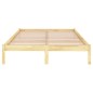 vidaXL Massivholzbett Kiefer 200x200 cm vidaXL Massivholzbett Kiefer 200x200 cm