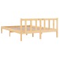 vidaXL Massivholzbett Kiefernholz 140x190 cm vidaXL Massivholzbett Kiefernholz 140x190 cm