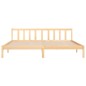 vidaXL Massivholzbett Kiefer 200x200 cm vidaXL Massivholzbett Kiefer 200x200 cm