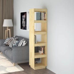 vidaXL Bücherregal/Raumteiler 40x35x167 cm Massivholz Kiefer