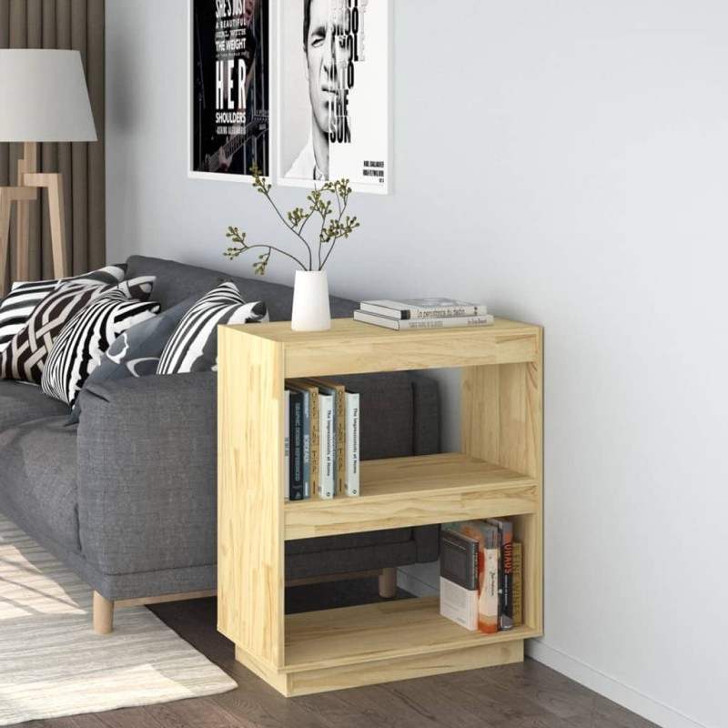 vidaXL Bücherregal 60x35x71 cm Massivholz Kiefer vidaXL Bücherregal 60x35x71 cm Massivholz Kiefer