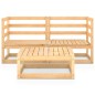 vidaXL 3-tlg. Garten-Lounge-Set Massivholz Kiefer vidaXL 3-tlg. Garten-Lounge-Set Massivholz Kiefer
