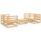 vidaXL 5-tlg. Garten-Lounge-Set Massivholz Kiefer vidaXL 5-tlg. Garten-Lounge-Set Massivholz Kiefer