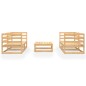 vidaXL 5-tlg. Garten-Lounge-Set Massivholz Kiefer vidaXL 5-tlg. Garten-Lounge-Set Massivholz Kiefer
